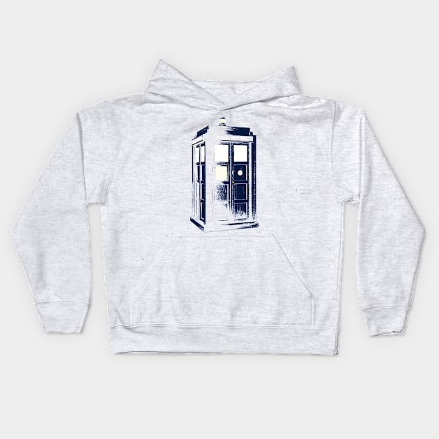 Tardis Kids Hoodie by DavoliShop